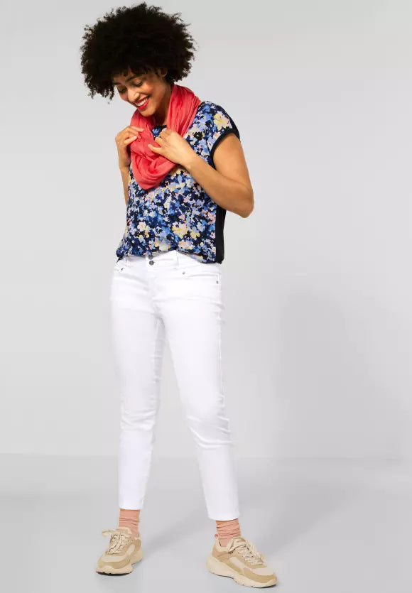 374897- White Yulius Crop Jeans- Street One