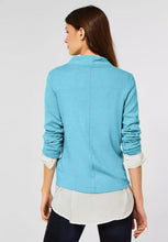 Load image into Gallery viewer, 318877- Aqua Blue Cosy High Collar Jumper - Cecil