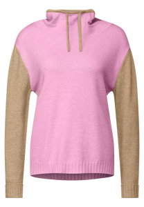 302027-pink and sand pullover- Street One