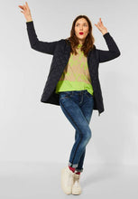 Load image into Gallery viewer, 211532- Longline Navy Bomber Jacket- Street One