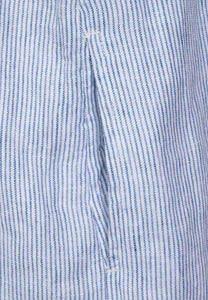 143128- Blue Stripe Linen Dress - Cecil