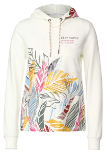 318795-Flower Print Hoody - Cecil