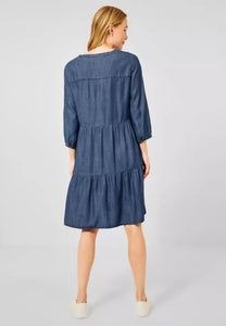 143318- Denim Smock Dress