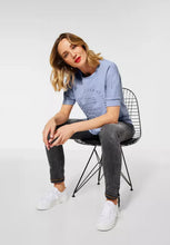 Load image into Gallery viewer, 318519- blue, soft embroidered shirt- Street One