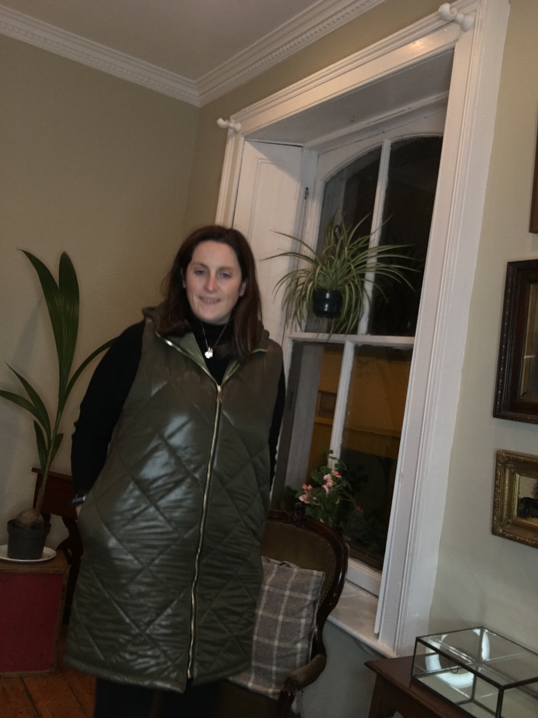 Deck Longline Gilet - Khaki