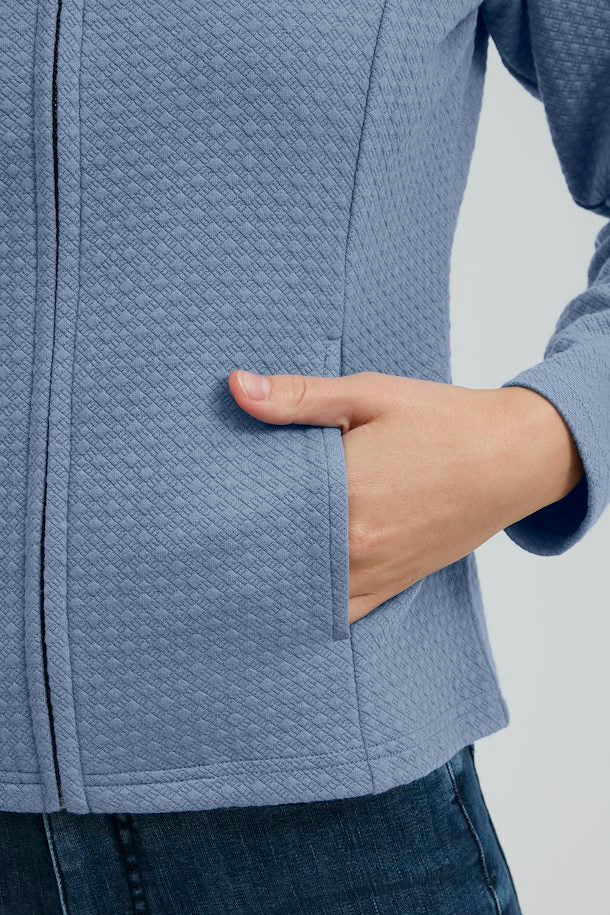 0120- Sky Blue Cardigan - Fransa
