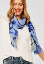 Load image into Gallery viewer, 571849- Blue Marble Print Scarf - Street One