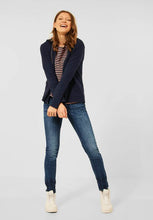 Load image into Gallery viewer, 317379- Navy Waffle Jacket- Cecil