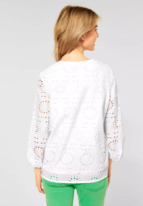 343264- Embroidery Blouse - Cecil