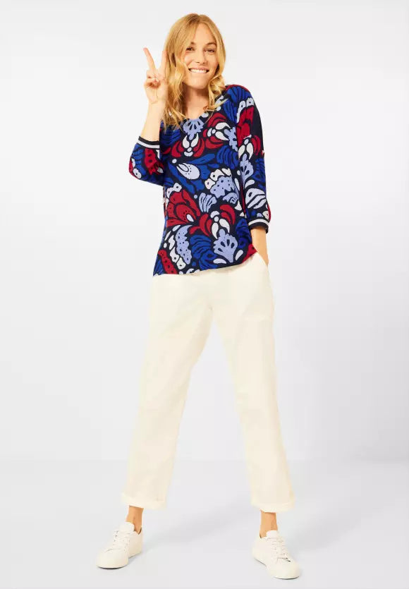 343373- Print Top - Cecil