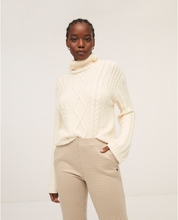 Load image into Gallery viewer, 231- Cream Cable Knit Jumper - Surkana