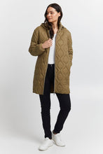 Load image into Gallery viewer, 0755- Fransa Quilted Jacket- Olive