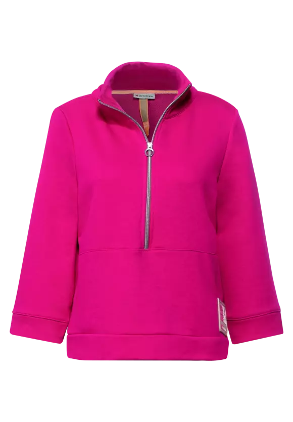 301850- Powerful Pink Short Sleeve Pullover - Street One