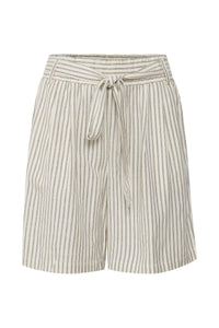 0527- Linen Strip shorts- Fransa