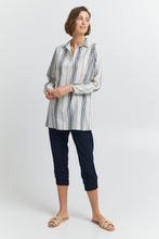 Load image into Gallery viewer, 0880- Stripe Linen Tunic - Fransa
