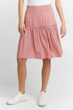 Load image into Gallery viewer, 0538- Red Print Skirt - Fransa