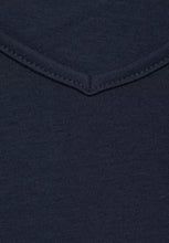 Load image into Gallery viewer, 317861- Navy V-Neck T-Shirt- Cecil
