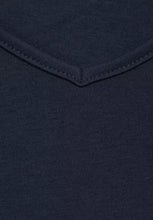 Load image into Gallery viewer, 317861- Navy V-Neck T-Shirt- Cecil