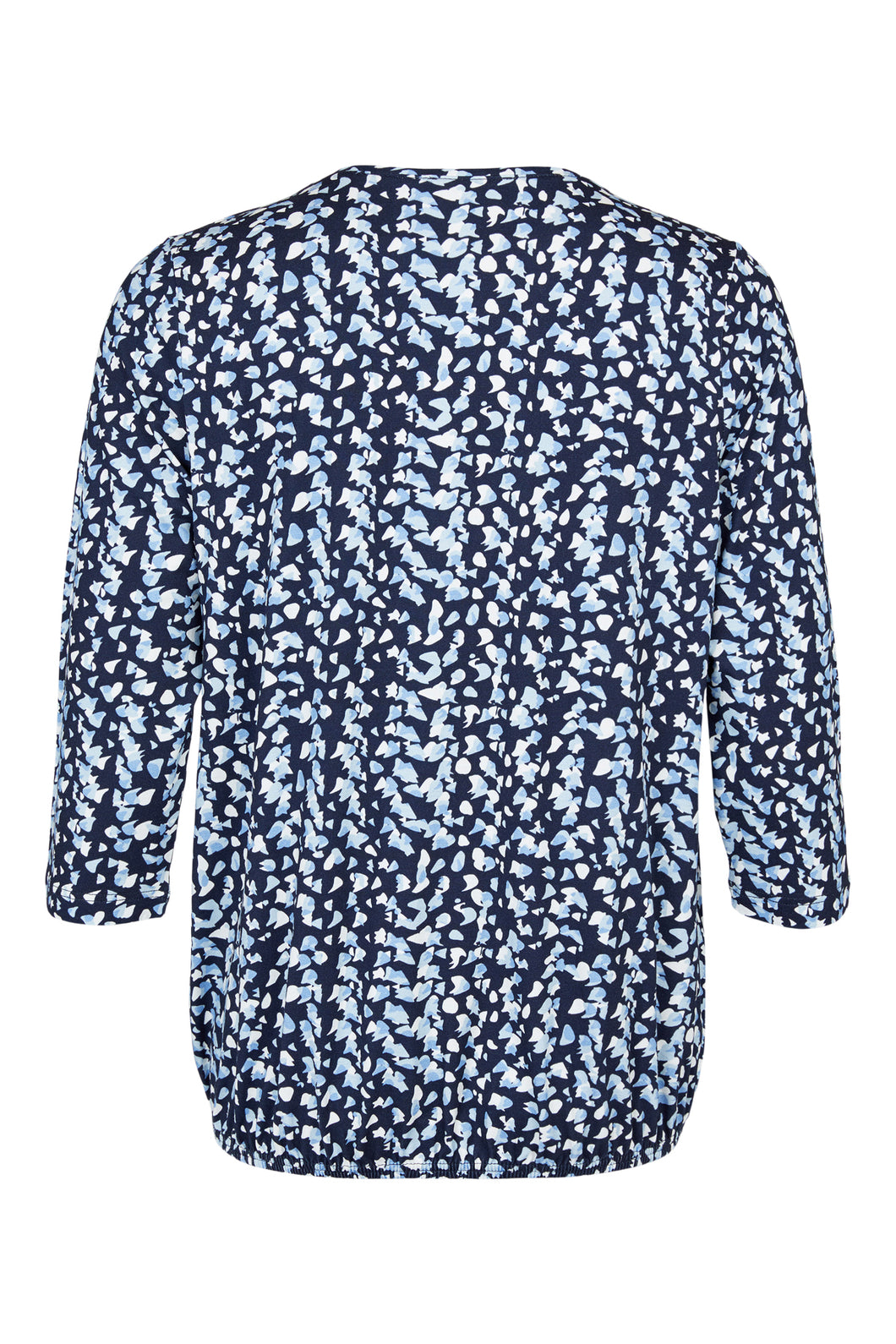 6567- Blue Print Top - Sunday