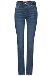 376173- Toronto Dark Blue Washed Jeans- Cecil