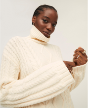 Load image into Gallery viewer, 231- Cream Cable Knit Jumper - Surkana