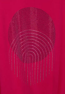 318037-Red T-Shirt with stone detail Street One