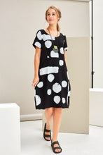 Load image into Gallery viewer, 22199- Black Spot Print Top- Naya