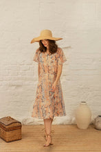 Load image into Gallery viewer, 0620- Salmon/Blush Mix Print Dress- Fransa
