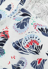 Load image into Gallery viewer, 318312- White Butterfly Print Top- Cecil