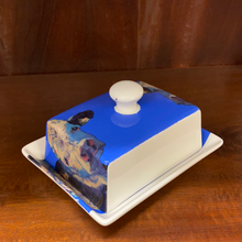 Load image into Gallery viewer, Brigid Shelly Cow Butter Dish - Nancy (Blue)