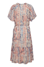 Load image into Gallery viewer, 0620- Salmon/Blush Mix Print Dress- Fransa