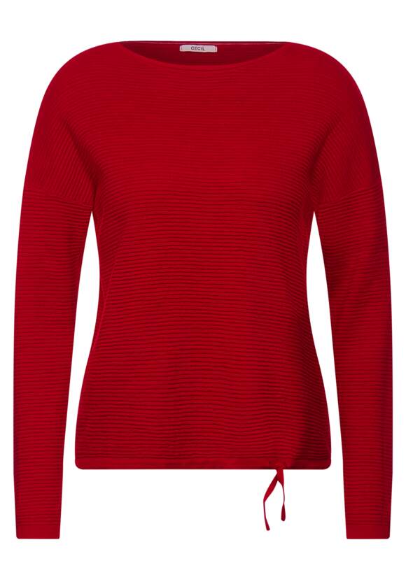301785-Cherry Red Pullover - Cecil