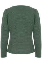 Load image into Gallery viewer, 0999- Green Zip Cardigan - Fransa