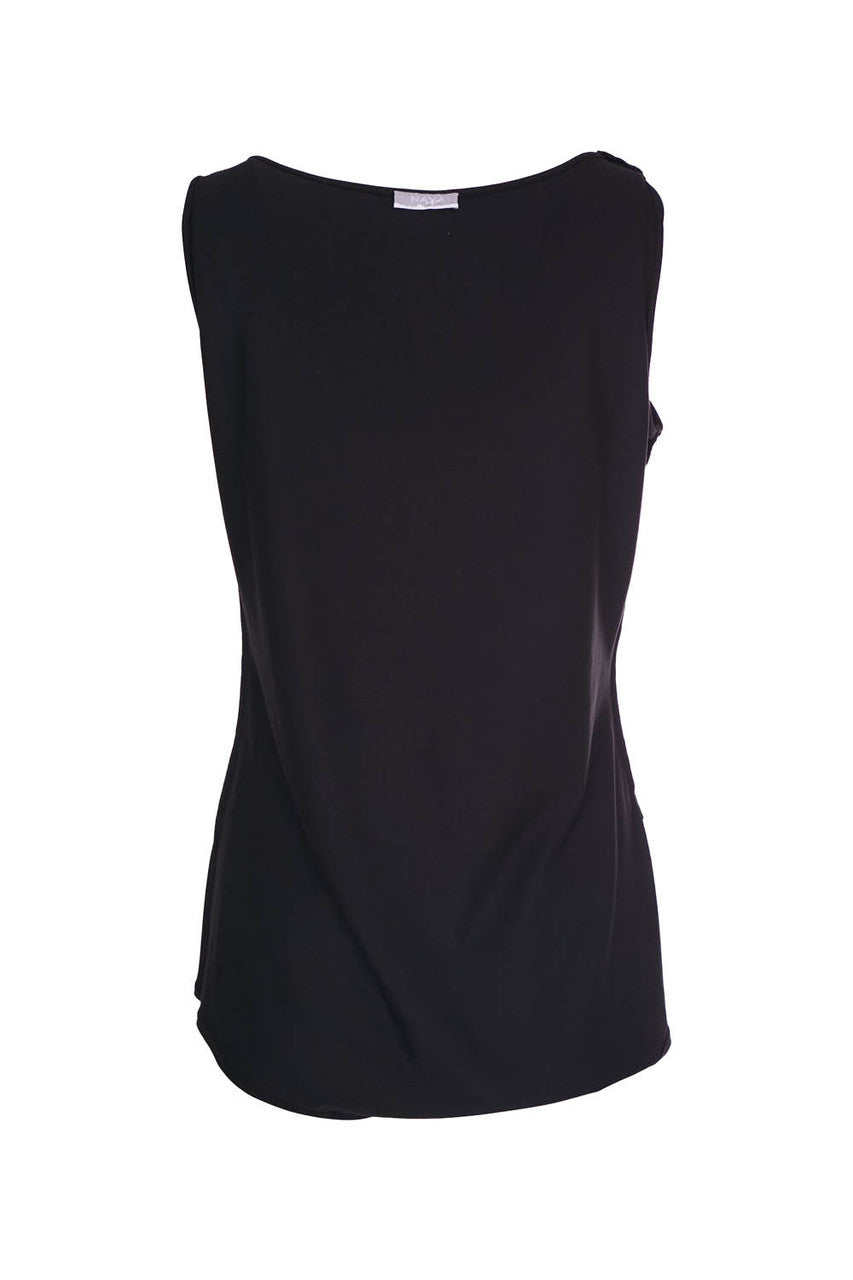 120 Naya Long Line Cami- Black