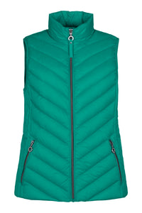 529- Green Duck Down Gilet