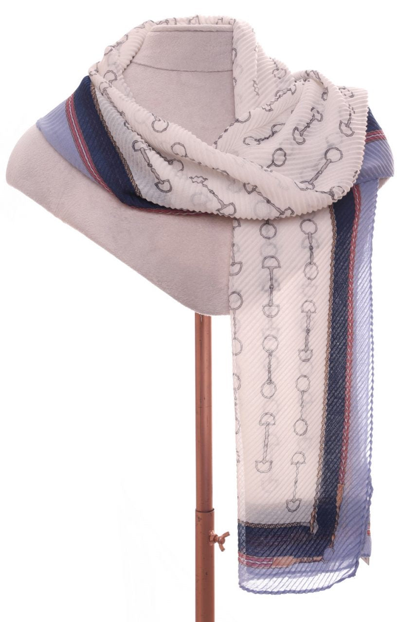 Stirrup Scarf - Blue