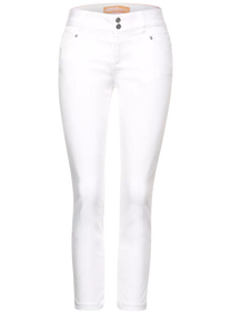 374897- White Yulius Crop Jeans- Street One