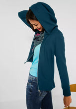 Load image into Gallery viewer, 211768 Street One Full Zip Hoodie Teal