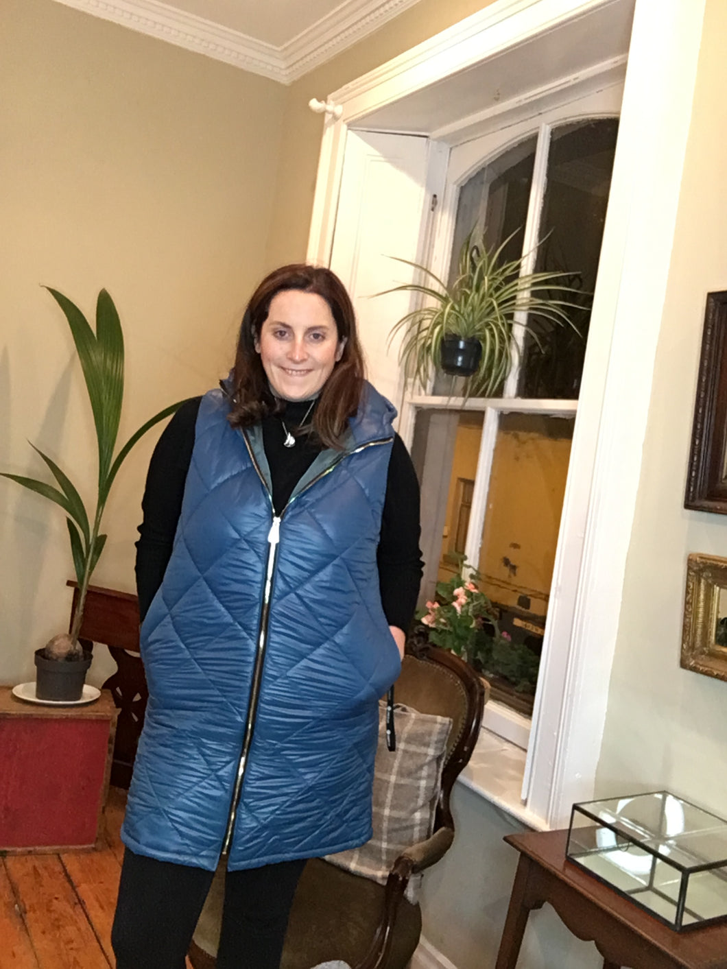 Deck Longline Gilet - Teal