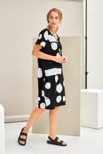 Load image into Gallery viewer, 22199- Black Spot Print Top- Naya