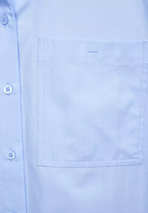 343024- Sky Blue Cotton Shirt - Street One