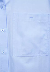 343024- Sky Blue Cotton Shirt - Street One