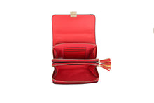 Load image into Gallery viewer, 32201 - Double Zip Wallet Bag - Red