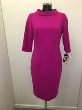 Load image into Gallery viewer, Cerise Pink High Neck Dress -Kate Cooper