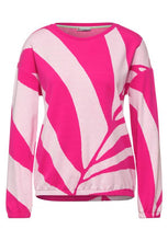 Load image into Gallery viewer, 317439- Pink Leaf Print Jumper - Street One