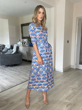 Load image into Gallery viewer, Kate &amp; Pippa Luca Shirt Dress - Blue