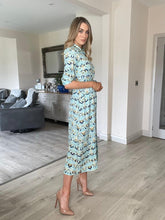 Load image into Gallery viewer, Kate &amp; Pippa Luca Shirt Dress - Aqua