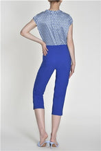 Load image into Gallery viewer, Robell Marie Crop Trousers- Royal Blue