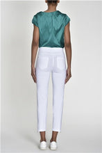 Load image into Gallery viewer, Robell Nena Zip Detail Trousers- White
