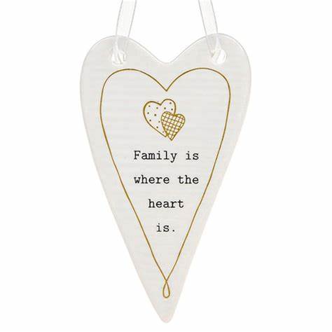 thoughtful words - heart family